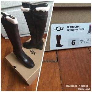 Ugg’s Never Ben Worn suede/leather Boots